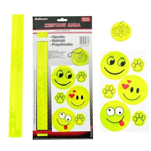 Set de reflectoare pentru bicicleta, Galben