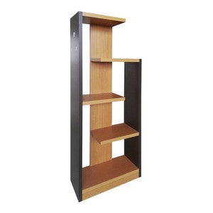 Cuier stanga Montreux, tip etajera, pal melaminat cires/ wenge , 78 x 32 x 185 cm
