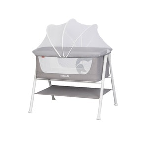 Patut nou nascut Colibro Lindo cu saltea si protectie contra insectelor, 90x53 cm, Dove