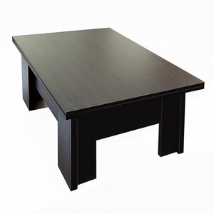 Masuta  cafea  extensibila, LERIDA, pal  Wenge, 90 x 65 x 44 cm (  180 x 65 x 78 cm )