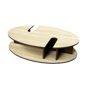 Masuta cafea CORUNA ,wenge/sonoma, 1130 x 640 x 275 mm