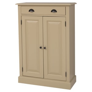 Comoda living SZEL MOB, lemn masiv, 85 x 35 x 120 cm, galben