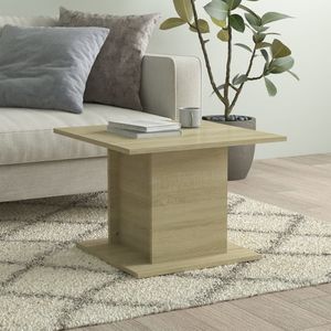 Masuta cafea VidaXL, PAL, 55.5 x 55.5 x 40 cm, stejar sonoma