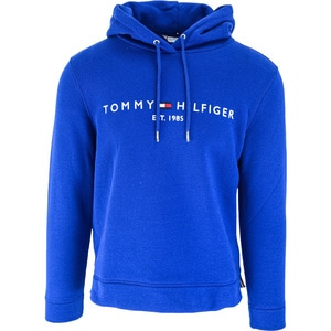 Hanorac femei Tommy Hilfiger Fleece Logo Hoody, Albastru, S