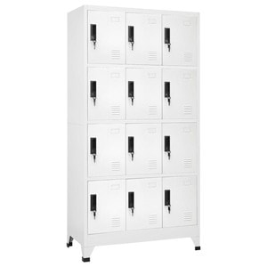 Fiset, alb, 90x45x180 cm, otel