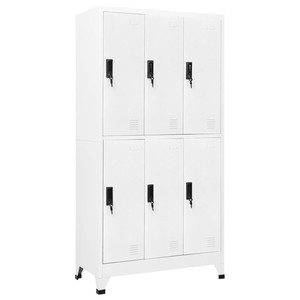 Fiset, alb, 90x45x180 cm, otel