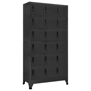 Fiset, antracit, 90x40x180 cm, otel