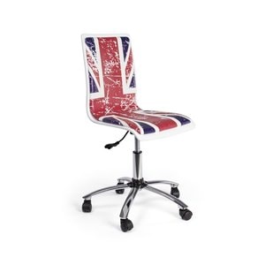 Scaun birou din lemn stratificat. reglabil si rotativ. Young British