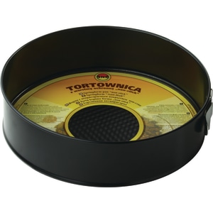 Forma tort 24cm, baza detasabila, invelis antiaderent, negru, SNB
