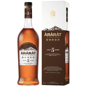Brandy Ararat 5 Ani, 40%, 0.7l 