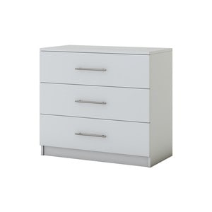 Comoda dormitor Beta, PAL, 90 x 42.5 x 82 cm, alb