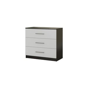 Comoda Beta, Wenge/Alb, 90x82x42.5 cm