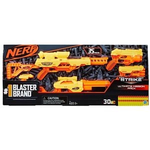 Set arma de jucarie Nerf Alpha Strike,Ultimate mission pack, 30 proiectile incluse