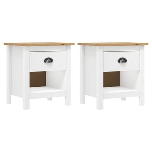Noptiere Hill Range, 2 buc., 46x35x49,5 cm, lemn masiv de pin