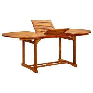Masa de gradina, 200 x 100 x 74 cm, lemn masiv de acacia