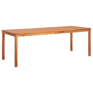 Masa de gradina, 215 x 90 x 74 cm, lemn masiv de acacia