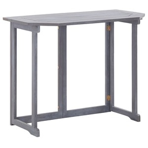 Masa de balcon pliabila, 90x50x74 cm, lemn masiv de acacia
