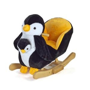 Balansoar copii Pinguin, 29 x 61 x 53 cm, multicolor
