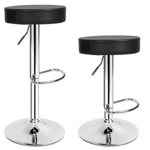 Set scaune de bar stil clasic, negru