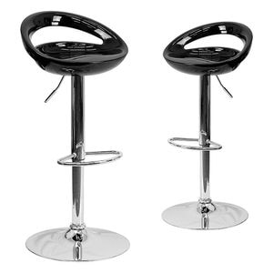 2 buc scaune de bar Kitti, negru