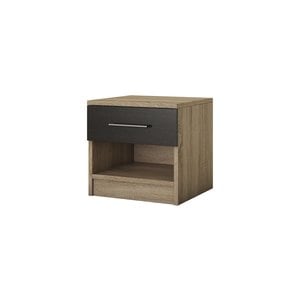 Noptiera Beta, Sonoma/Wenge, 45x44x42 cm