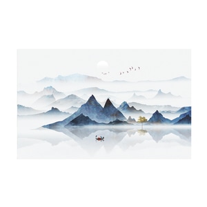 Tablou canvas 4Decor, Blue mountains, 95x150cm, DE0225