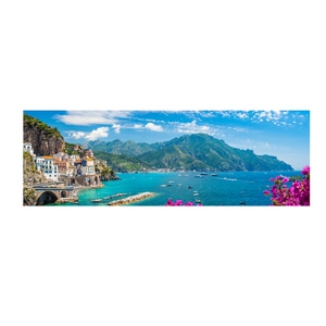 Tablou canvas 4Decor, Famous Amalfi coast, 50x150cm, DE0175
