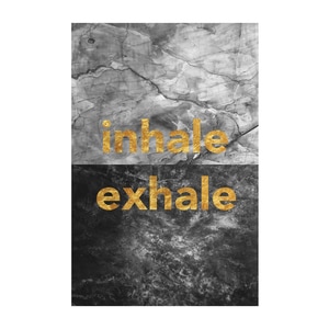 Tablou canvas 4Decor, Inhale gold, 60x90cm, DE0046