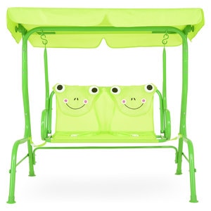 Balansoar gradina Frog, 115 x 75 x 110 cm, verde