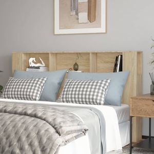 Tablie pat VIDAXL, lemn, 180 x 18.5 x 104.5 cm, stejar sonoma