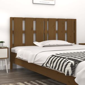 Tablie pat VIDAXL, lemn masiv, 155.5 x 4 x 100 cm, maro miere