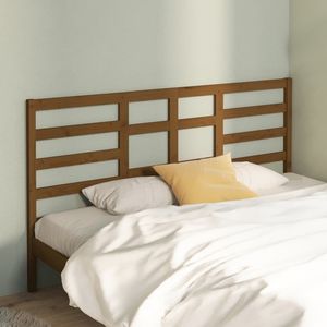 Tablie pat VIDAXL, lemn masiv, 206 x 4 x 104 cm, maro miere