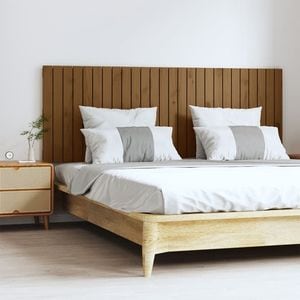 Tablie pat VIDAXL, lemn, 166 x 3 x 60 cm, maro miere