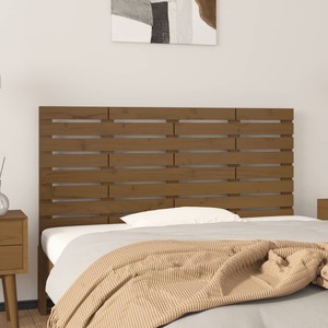 Tablie pat VIDAXL, lemn, 156 x 3 x 63 cm, maro miere