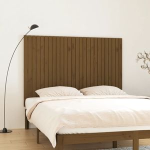 Tablie pat VIDAXL, lemn, 166 x 3 x 110 cm, maro miere