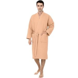 Halat de baie Quasar & Co., 300 g/mp, SPA, Horeca, unisex, 100% bumbac, XL, portocaliu