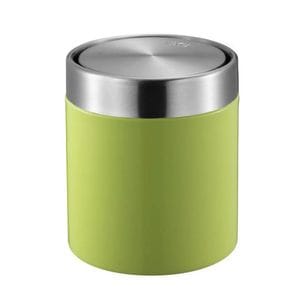 Cos de gunoi pentru masa Eko, 920498,  1.5 l, capac cu inchidere automata, silentios, ergonomic, usor de golit, lime green, lime green
