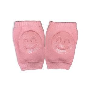 Genunchiere bebelusi pentru patrupedie "Culori Pastelate", antialunecare, bumbac, roz, mediLOGIC
