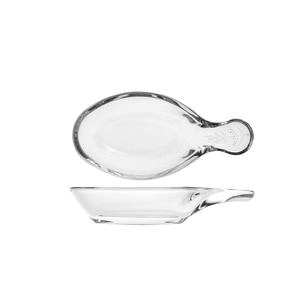 Set 6 sosiere, Finger sticla, 12x6x2,5 cm