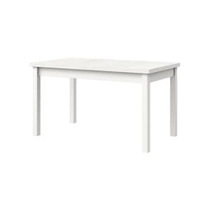 Masa extensibila 140x180 cm MB-21 Modena1, alb, lemn masiv de fag si PAL