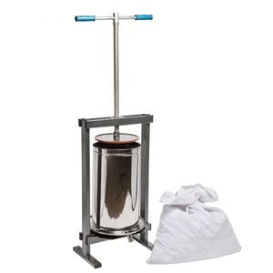 Teasc / Presa din inox pentru struguri si fructe, Vilen, 25 litri, picioare