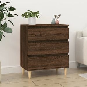 Servanta, stejar maro, 60x35x70 cm, lemn compozit, sol-823047