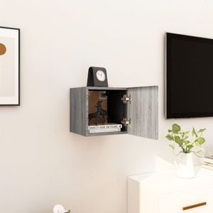 Dulapuri TV montaj pe perete, sonoma gri, 30,5x30x30 cm, sol-815138