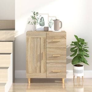 Servanta, stejar sonoma, 69,5x34x90 cm, lemn compozit, sol-812225