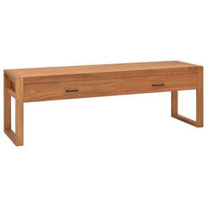 Comoda TV, 140 x 40 x 45 cm, lemn de tec reciclat, sol-325273