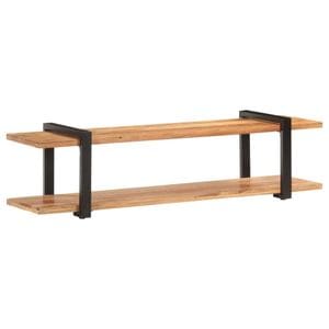 Comoda TV, 160 x 40 x 40 cm, lemn masiv de acacia, sol-320499