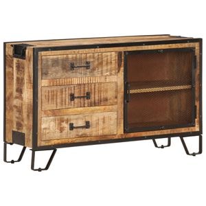 Servanta, 100 x 31 x 60 cm, lemn masiv de mango nefinisat, sol-285894