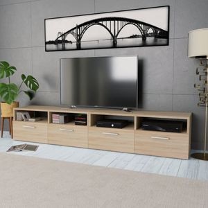 Comode TV 2 buc, PAL, 95x35x36 cm, culoarea stejarului, sol-275111