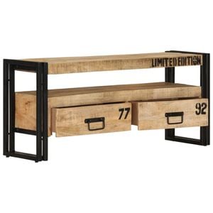 Comoda TV, 100x30x45 cm, lemn masiv de mango, sol-249858