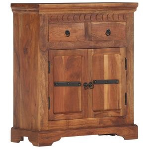 Servanta, 63 x 30 x 75 cm, lemn masiv de acacia, sol-248005